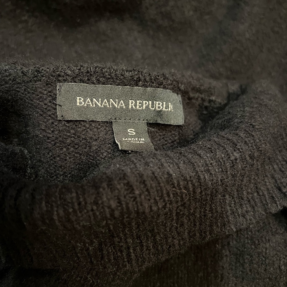 Banana Republic Black Turtleneck‎ Sweater Dress - Picture 7 of 7